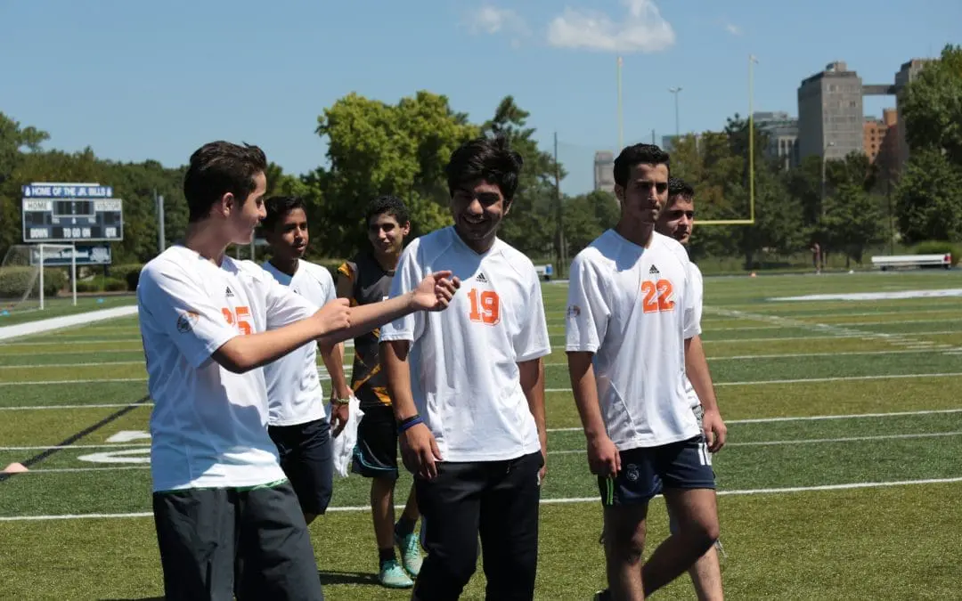 Bilingual International Staff Organizes Immigrant/Refugee Soccer Team